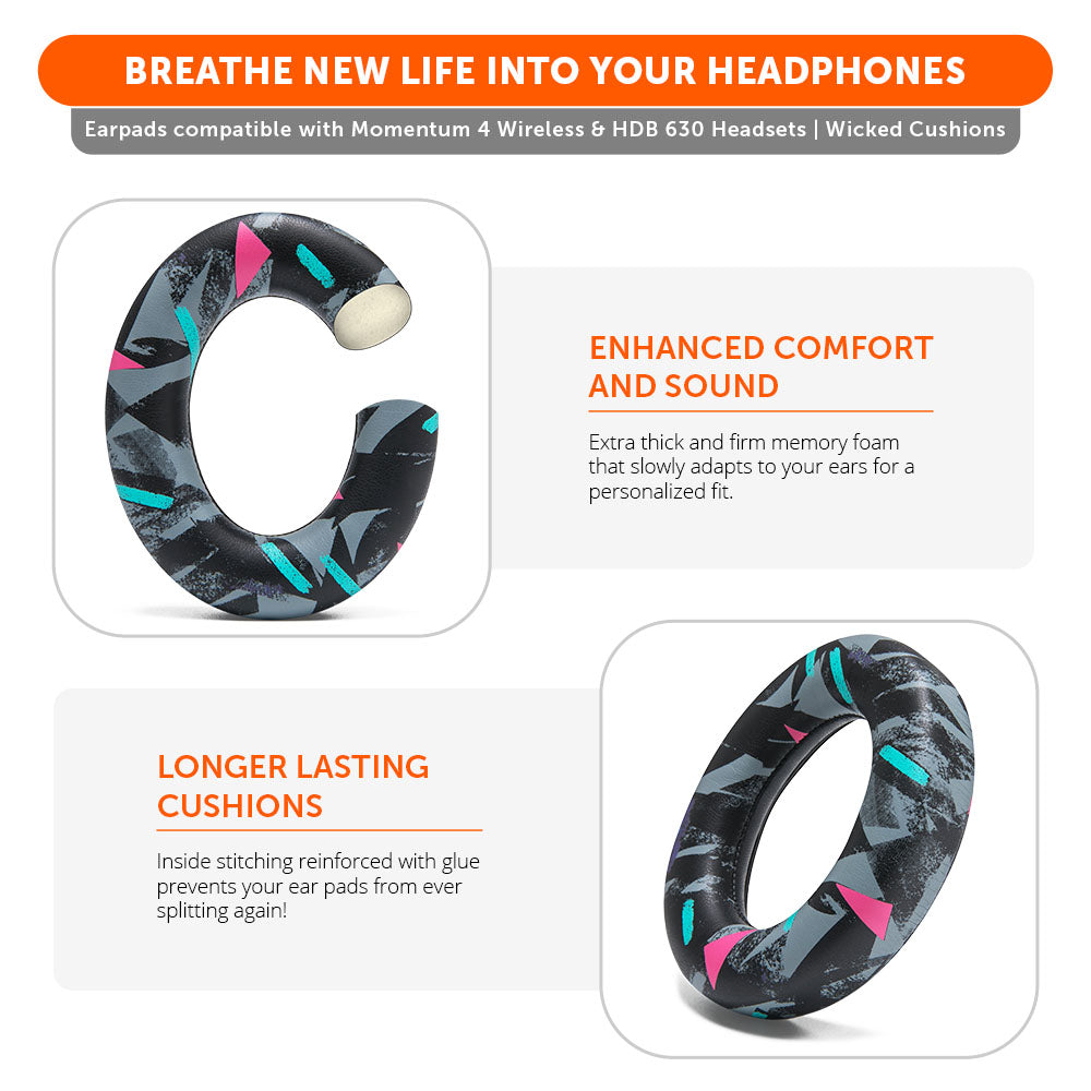 Sennheiser Momentum 4 & HDB 630 Earpads - WC PadZ Momentum 4 & HDB 630