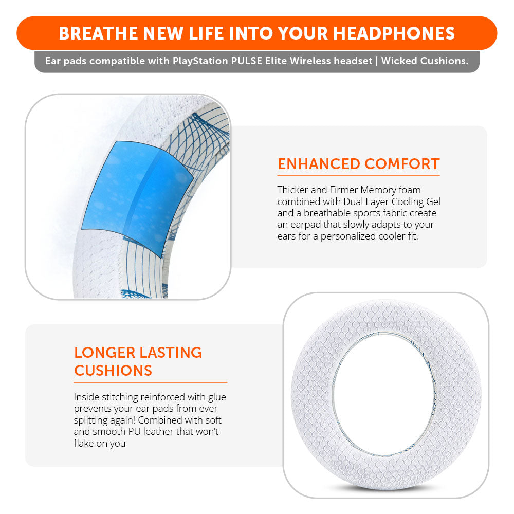 PlayStation Pulse Elite Cooling Gel Earpads - WC FreeZe Pulse Elite