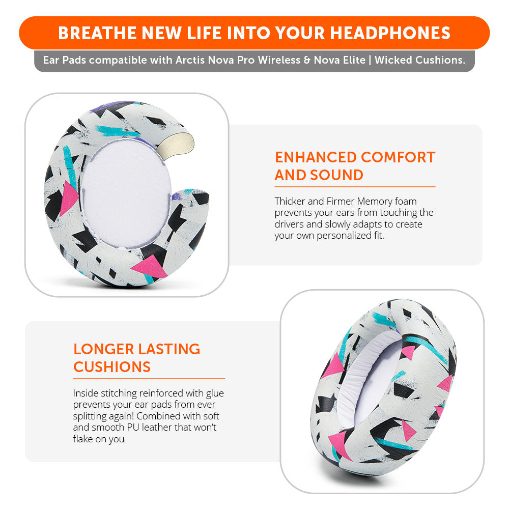 Arctis Nova Pro Wireless & Nova Elite Earpads - WC PadZ Nova Pro Wireless