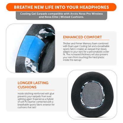 Arctis Nova Pro Wireless & Nova Elite Earpads - WC FreeZe Cooling Gel