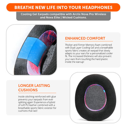 Arctis Nova Pro Wireless & Nova Elite Earpads - WC FreeZe Cooling Gel