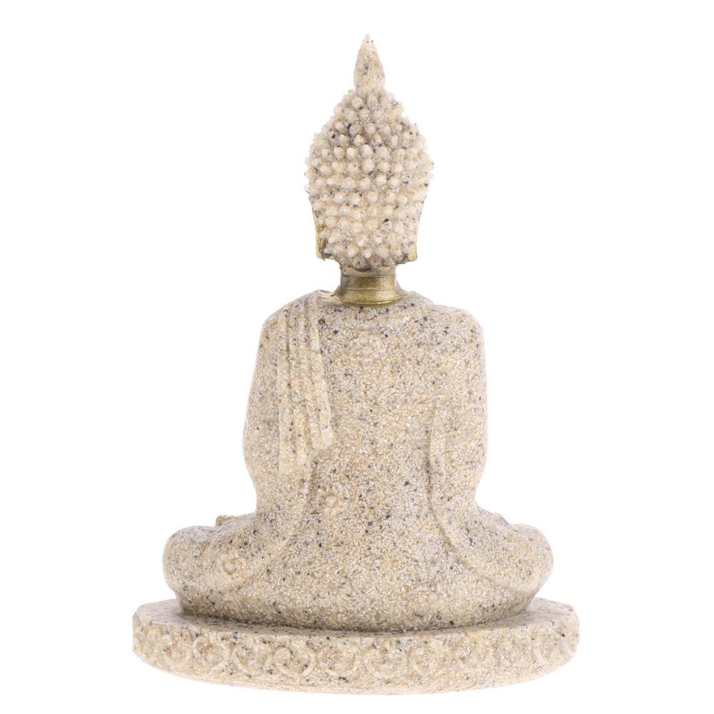 Miniature Sandstone Meditation Buddha