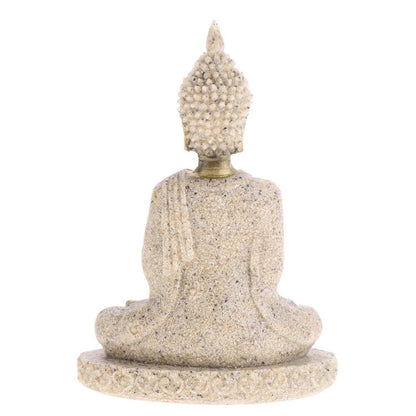 Miniature Sandstone Meditation Buddha