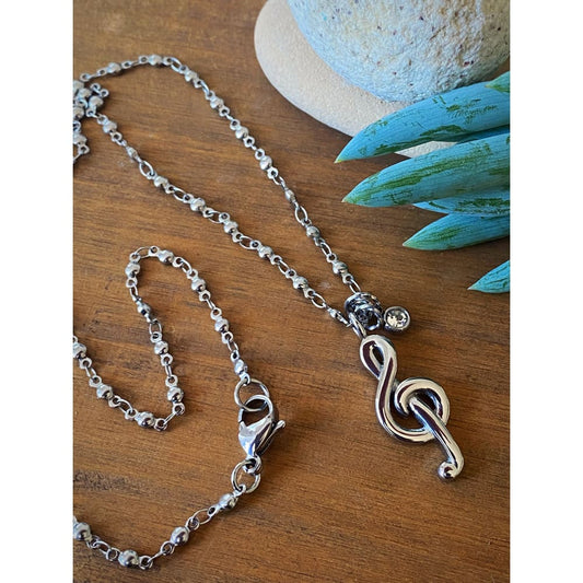 MUSICAL NOTE NECKLACE