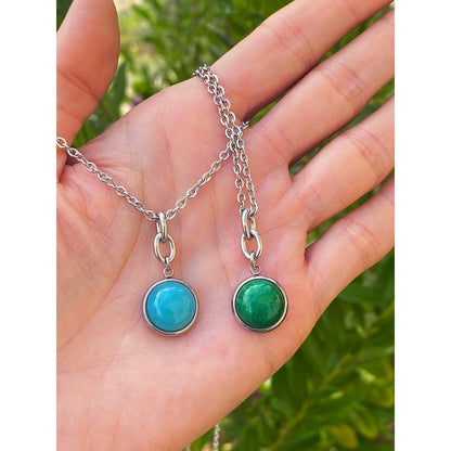 STONE CHARM NECKLACE