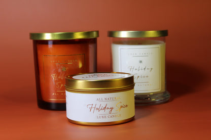 Holiday Spice • Luxe Natural Coconut Wax Candle
