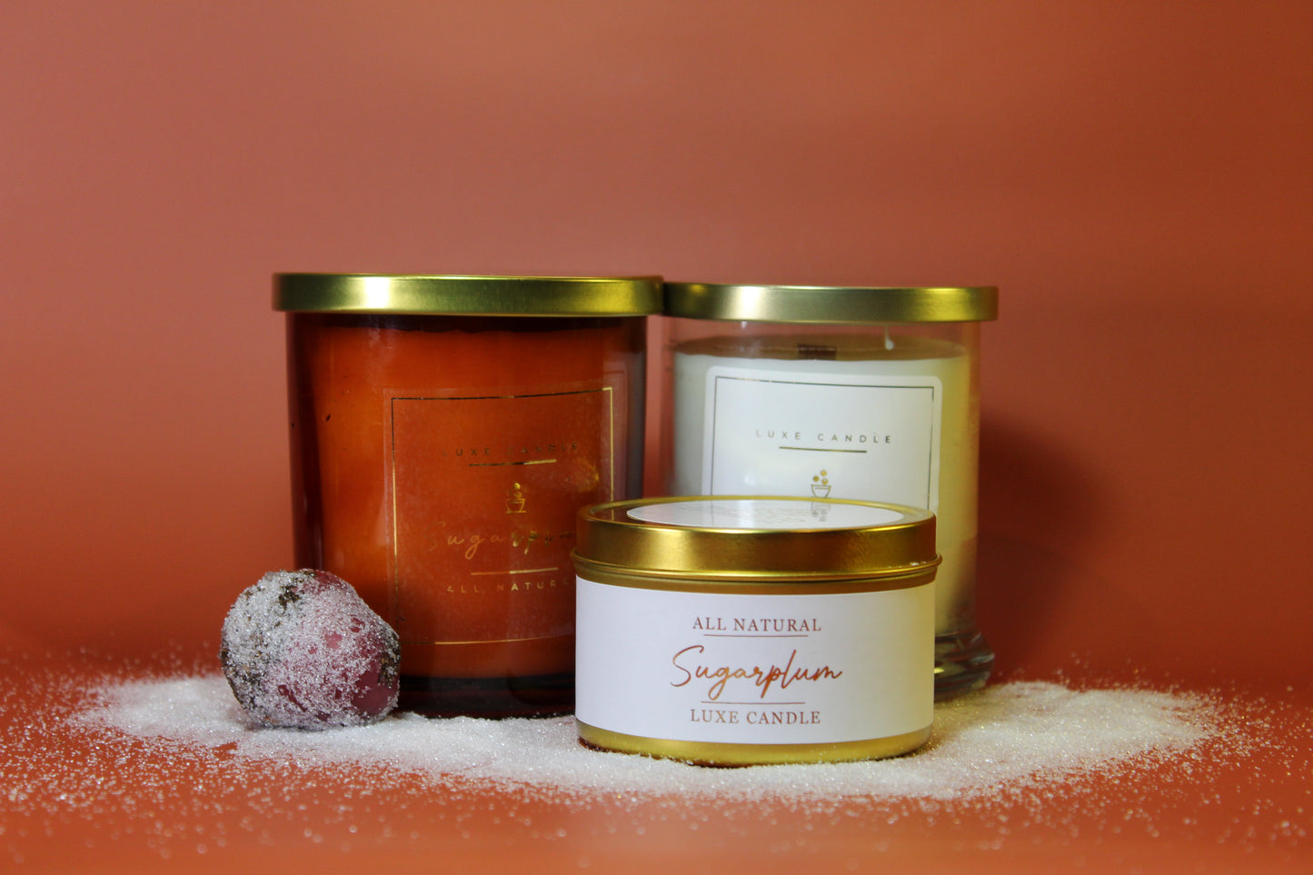 Sugarplum • Luxe Natural Coconut Wax Candle