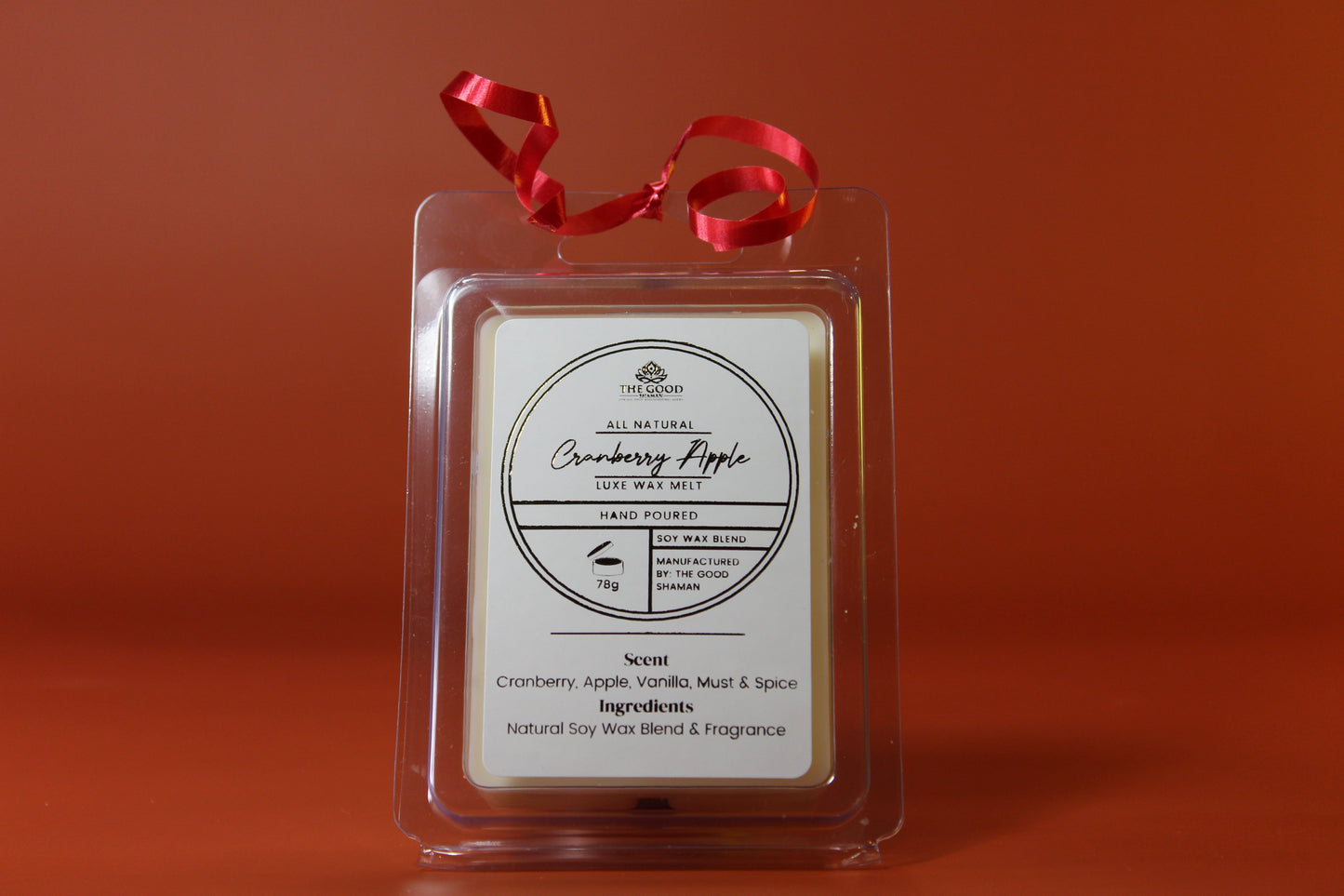 Cranberry Apple – Luxe Hand-Poured Natural Soy Wax Melts