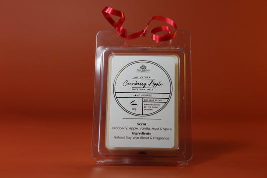 Cranberry Apple – Luxe Hand-Poured Natural Soy Wax Melts