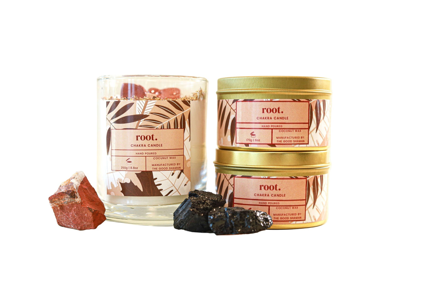 Root Chakra Luxe Natural Coconut Wax Scented Candle