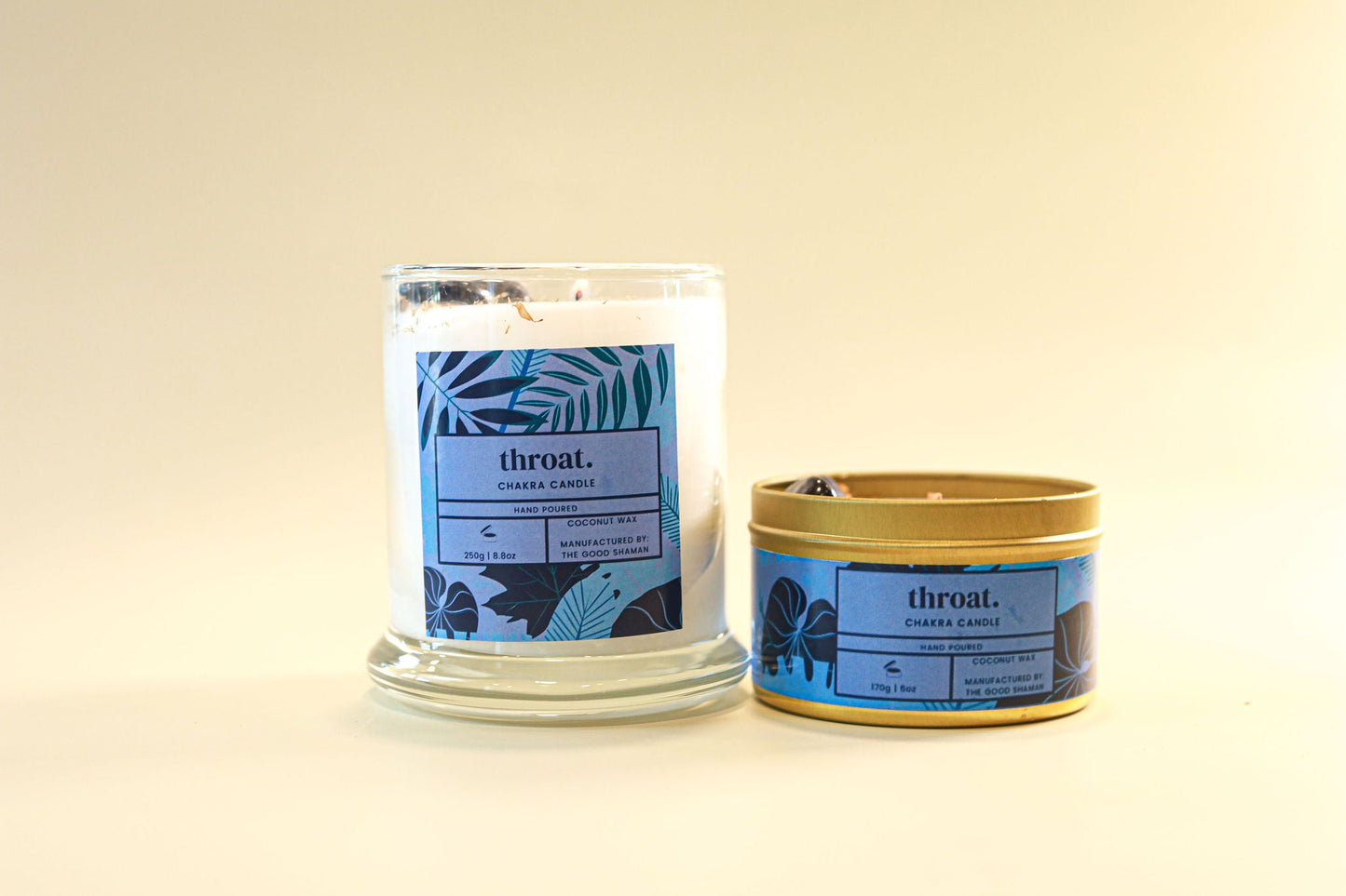 Throat Chakra Luxe Natural Coconut Wax Scented Candle