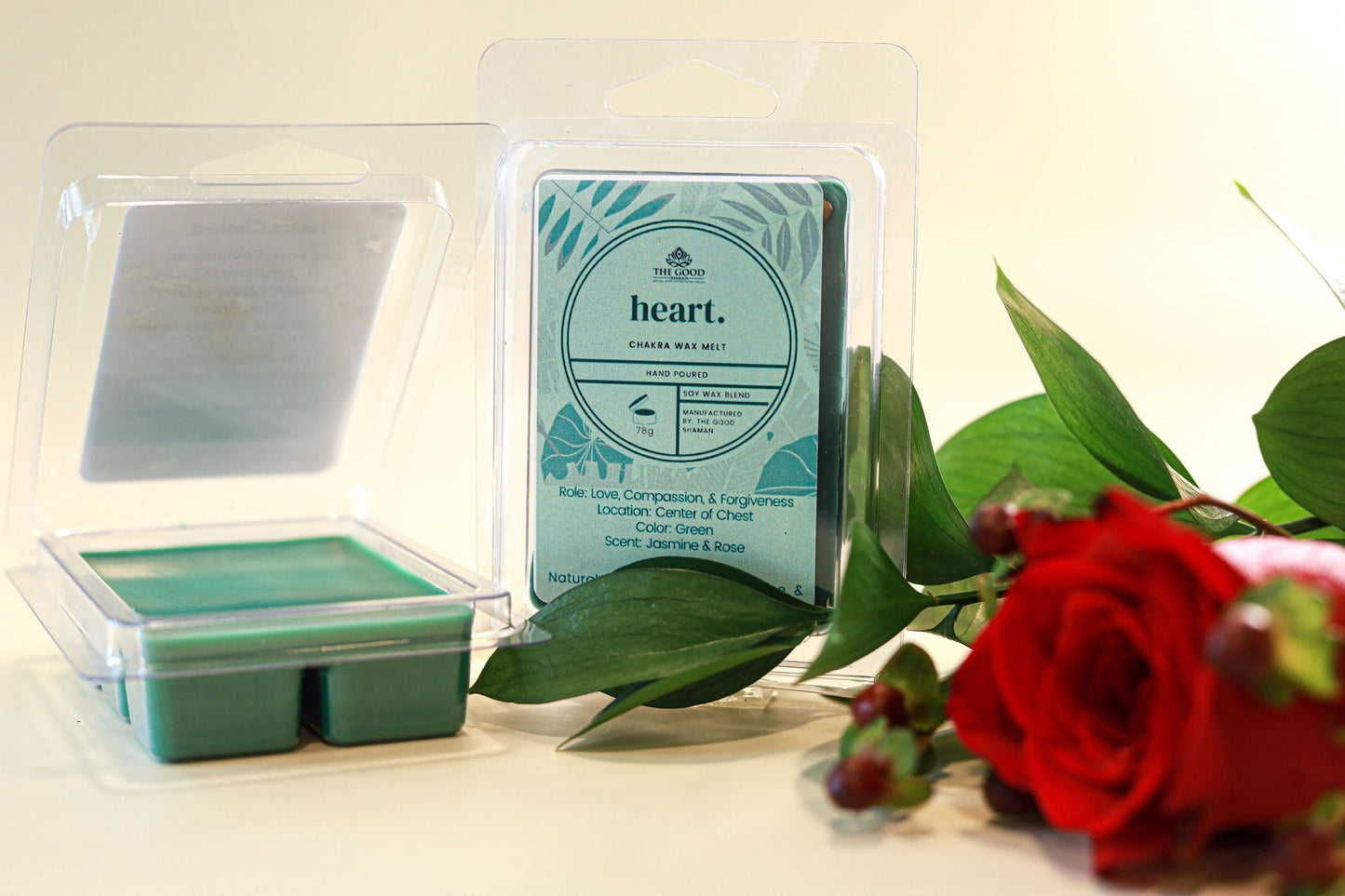 Heart Chakra – Luxe Hand-Poured Natural Soy Wax Melts
