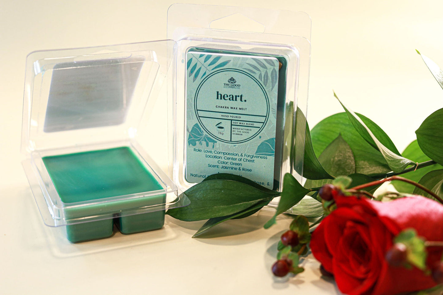 Heart Chakra – Luxe Hand-Poured Natural Soy Wax Melts