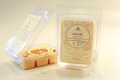 Sacral Chakra – Luxe Hand-Poured Natural Soy Wax Melts