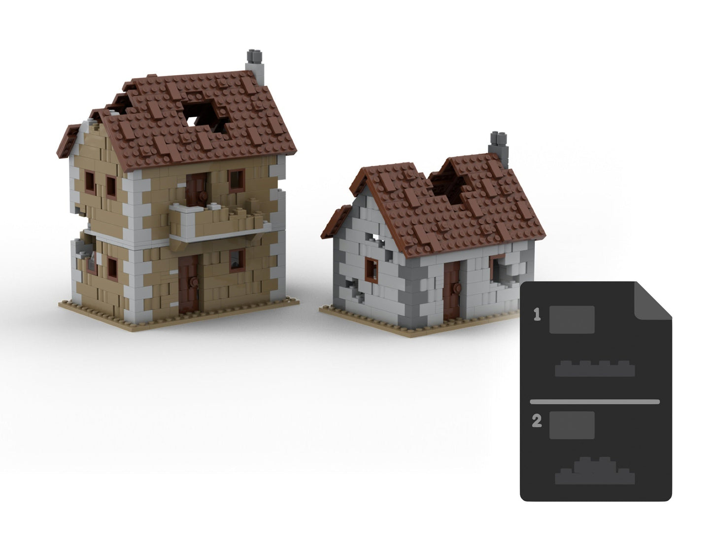 Damaged Buildings - Instructions Only