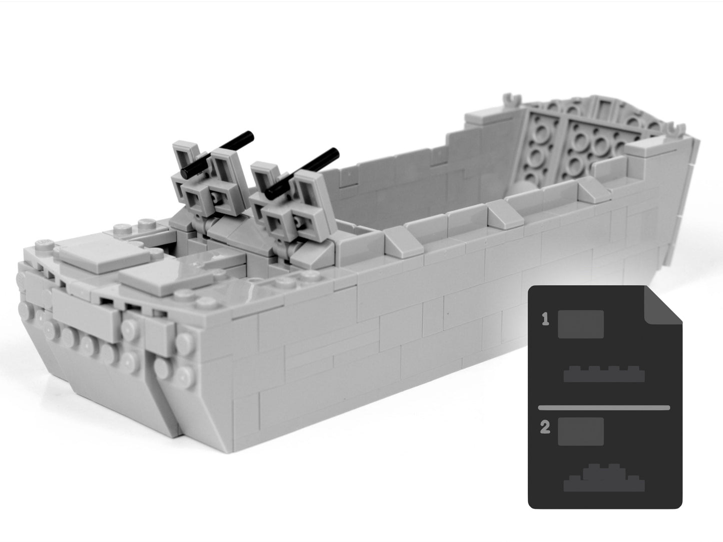 WW2 Landing Craft - Instructions Only