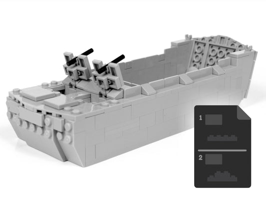 WW2 Landing Craft - Instructions Only