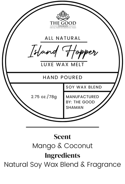 Island Hopper - Luxe Hand-Poured Natural Soy Wax Melts