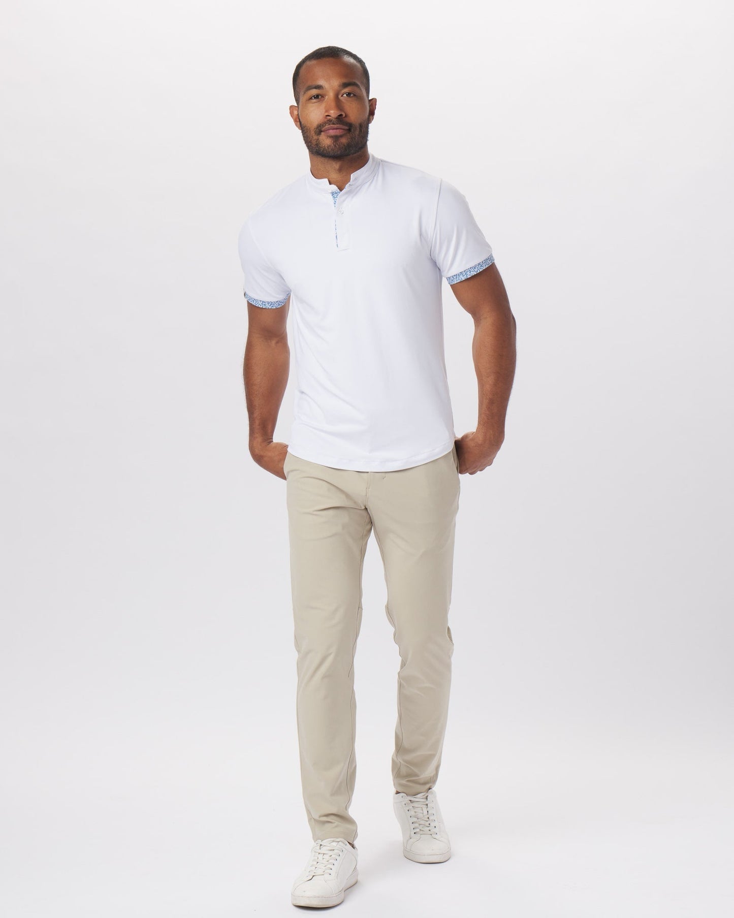 Catalyst Polo | Mantra Collar | Coral Contrast