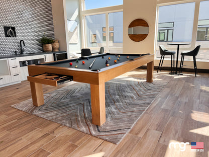 The Modern Pool Table (Rift Oak Natural Finish)