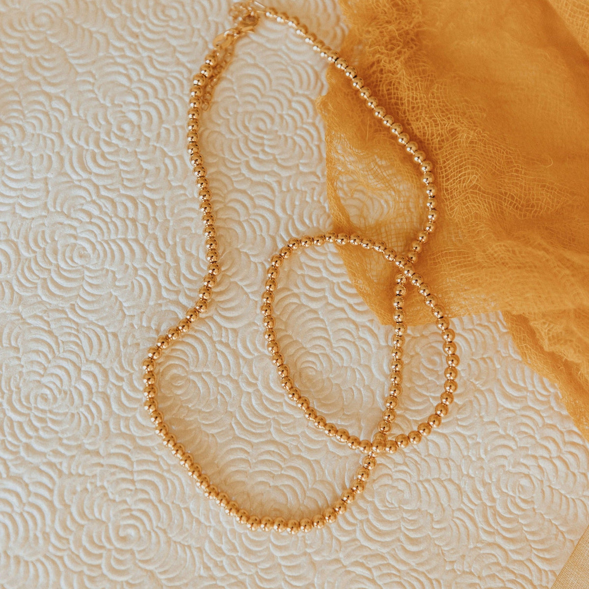 Staci Gold Filled Bead Bracelet