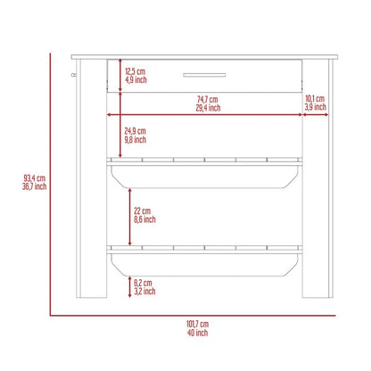 Kitchen Island - 40 Inches