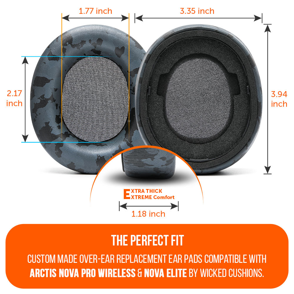 Arctis Nova Pro Wireless & Nova Elite Earpads - WC PadZ Nova Pro Wireless