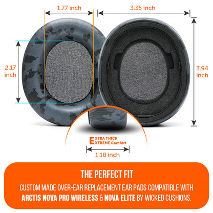 Arctis Nova Pro Wireless & Nova Elite Earpads - WC PadZ Nova Pro Wireless