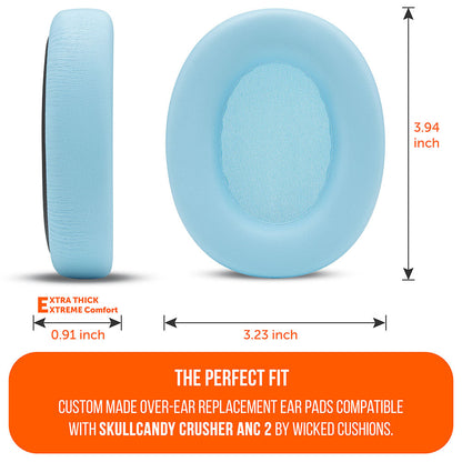 Upgraded Skullcandy Crusher ANC 2 Earpads - WC PadZ Crusher ANC 2