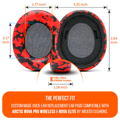 Arctis Nova Pro Wireless & Nova Elite Earpads - WC PadZ Nova Pro Wireless