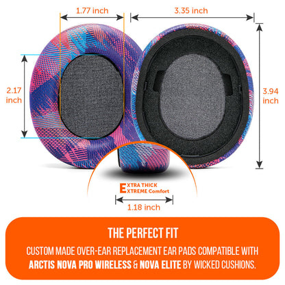 Arctis Nova Pro Wireless & Nova Elite Earpads - WC PadZ Nova Pro Wireless