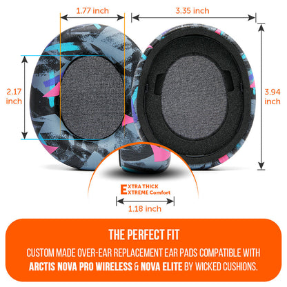 Arctis Nova Pro Wireless & Nova Elite Earpads - WC PadZ Nova Pro Wireless