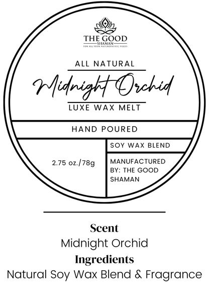 Midnight Orchid – Luxe Hand-Poured Natural Soy Wax Melts