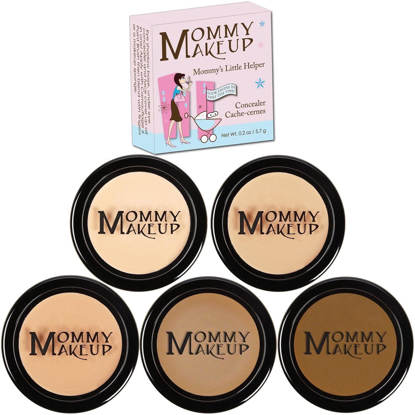 Mommy's Little Helper Concealer, Eyeshadow Base & Face Cover Up - RESTED (Medium)