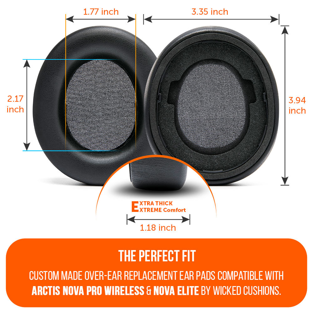 Arctis Nova Pro Wireless & Nova Elite Earpads - WC PadZ Nova Pro Wireless