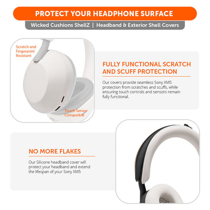 Sony XM5 Protective Shell Cover - WC ShellZ XM5