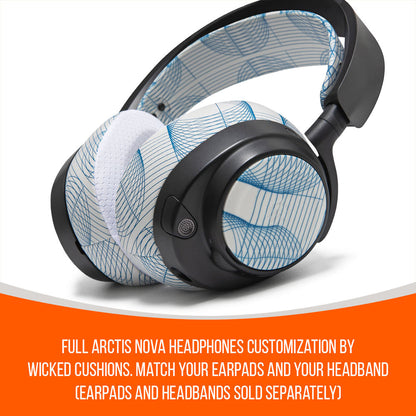 WC Side Speaker Plates for Arctis Nova Headsets - Arctis Nova Booster Pack by Wicked Cushions