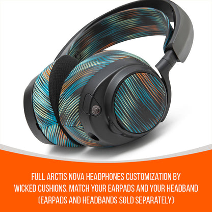 WC Side Speaker Plates for Arctis Nova Headsets - Arctis Nova Booster Pack by Wicked Cushions