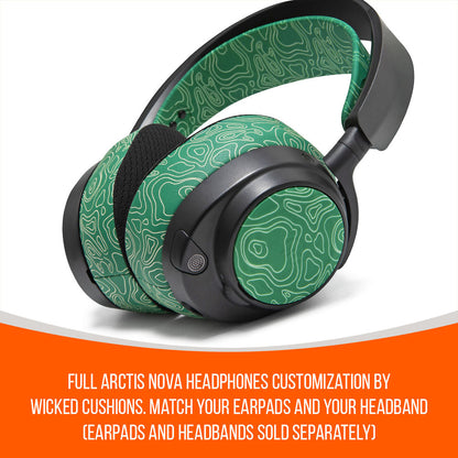WC Side Speaker Plates for Arctis Nova Headsets - Arctis Nova Booster Pack by Wicked Cushions