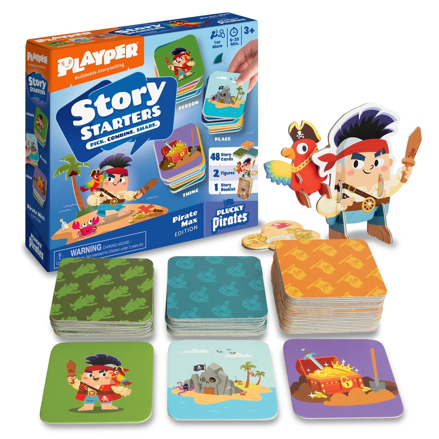 Story Starters: Create a Story Cards for Kids - Pirate Max Edition (50% off)