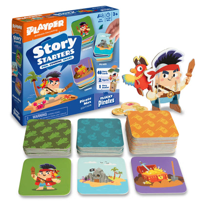 Story Starters: Create a Story Cards for Kids - Pirate Max Edition (50% off)