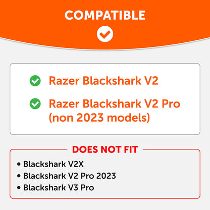 Razer Blackshark V2 Pro Earpads - WC FreeZe Cooling Gel (PRE 2023 model)