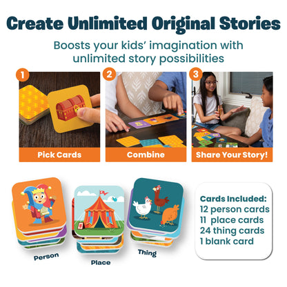 Story Starters: Create a Story Cards for Kids: Jasper Edition