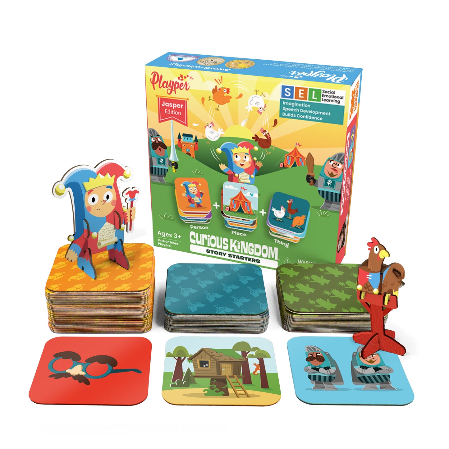 Story Starters: Create a Story Cards for Kids: Jasper Edition