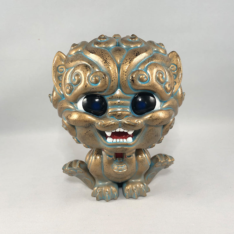 Shi-Shi the Tiny Guardian 6-inch Resin Statue - Bronze Edition