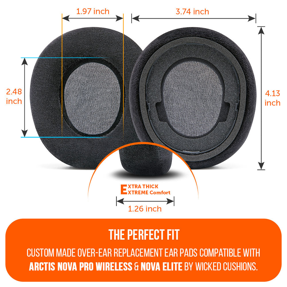 Nova Pro Wireless & Nova Elite Earpads - WC StealthZ