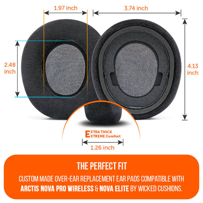 Nova Pro Wireless & Nova Elite Earpads - WC StealthZ