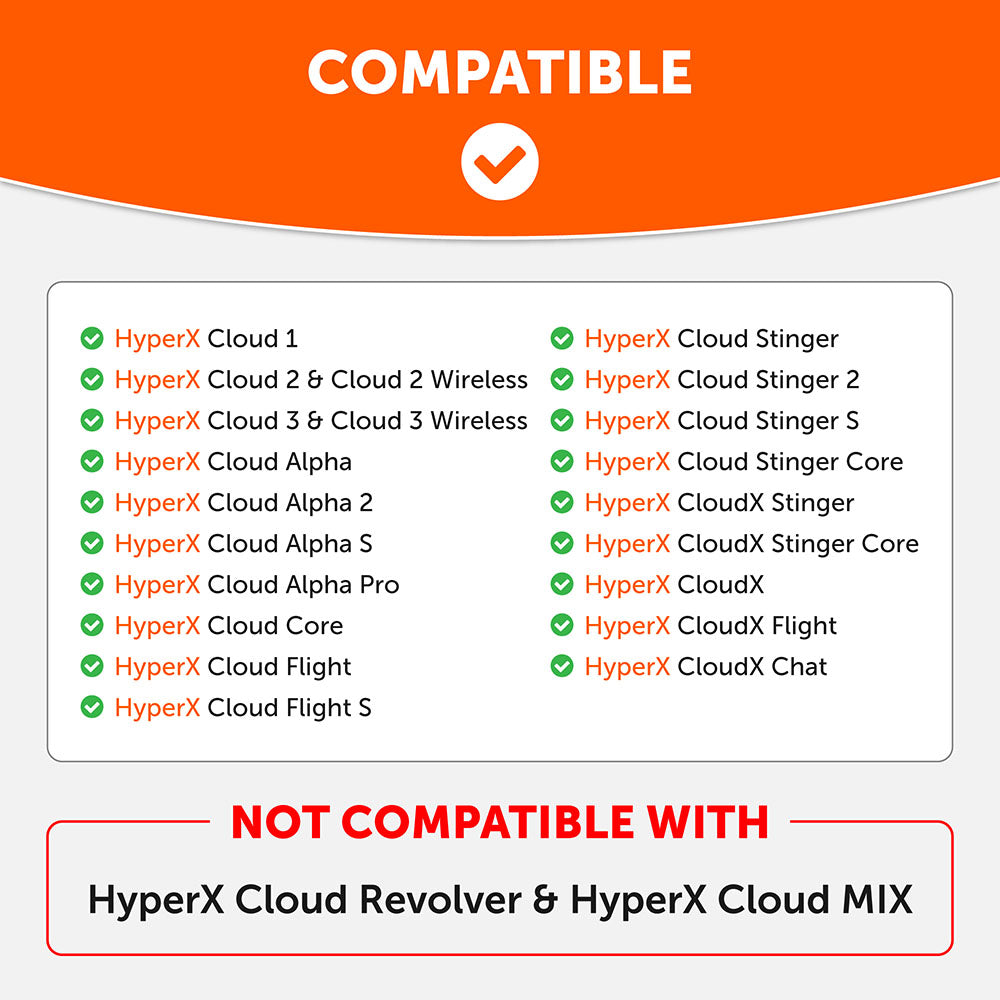 HyperX Cloud FPS Gaming Earpads - WC StealthZ Cloud