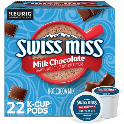 Swiss Miss Milk Chocolate Hot Cocoa Keurig K-Cup Pods 22/Box 1252