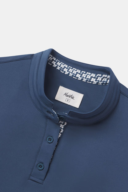 Women's Catalyst Polo | Mantra Collar | Bloom Contrast